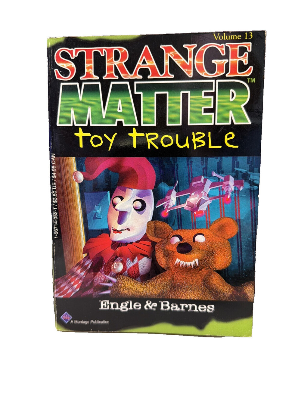 Strange Matter #13 Toy Trouble Engle & Barnes Vintage Paperback Montage Pub